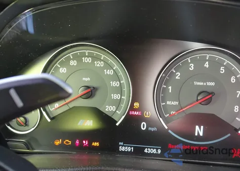 2016 BMW M3 from USA, damaged, VIN WBS8M9C56G5E68486